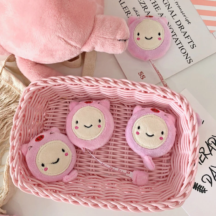 Kawaii Мини плюшевая рулетка 1,5 м милая розовая свинка мягкая линейка двухсторонняя одежда маленькая рулетка подарки