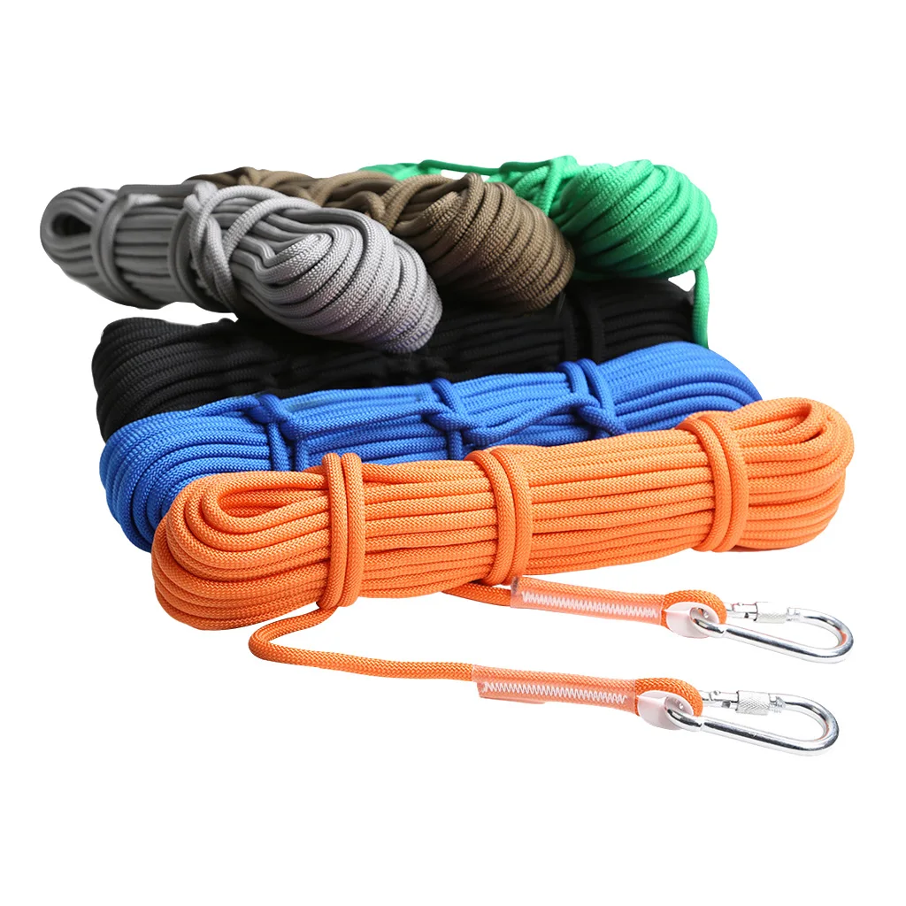20M Climbing Rock Rope Accessory Cord Webbing Outdoor Safety Rescue Sling 9.5mm