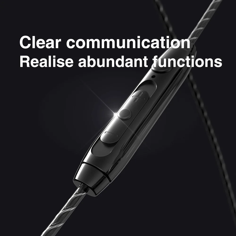 QKZ SK7 Copper Driver Wired Headphones Stereo HiFi Earphone Sport Running Music Headset Gamer Super Bass Earbuds fone de ouvido