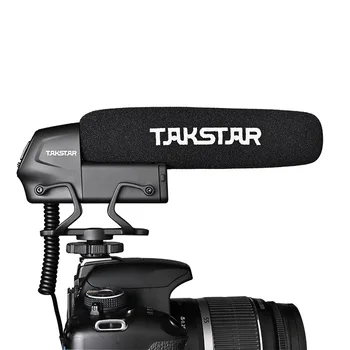

Takstar SGC-600 professional shotgun microphone tailored for DSLR/DV/cell phone in photography and interview application