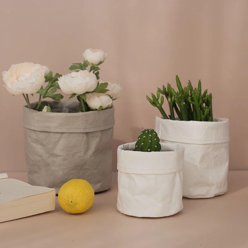 2020 New Style Waterproof Flower Pot Cover Multifunctional Desk Organizer Cosmetic Pen Box For Home Decor pot