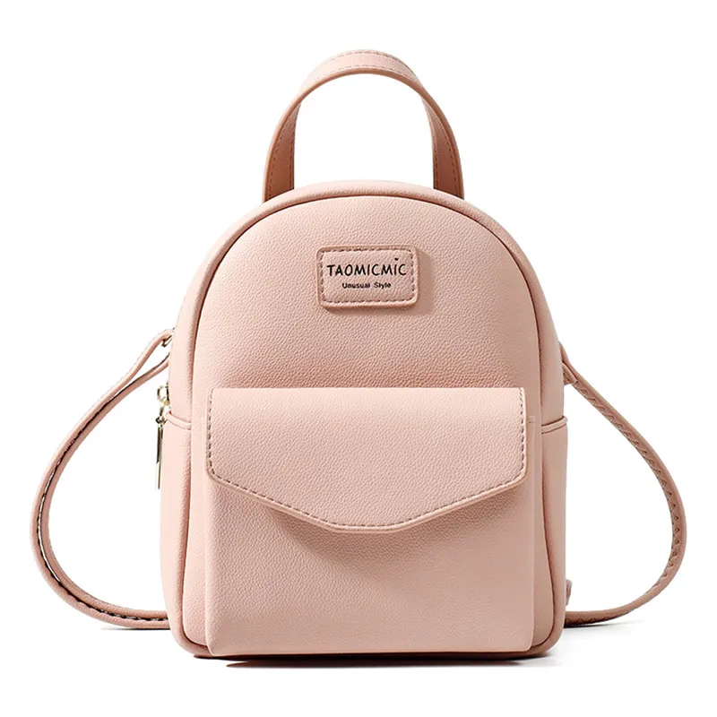 

2020 Mini Backpack MultiFunction Small Leather Cute Backpacks for Teen Girls Designer Brand Women School Bags Purse Shoulder Bag