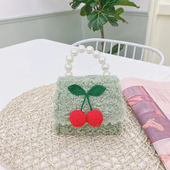 

Plush fruit mini coin purse children organizer wallet small pouch money bag carteira bolso mujer bolsa feminina for baby girls