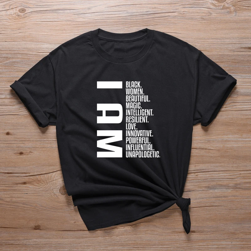 i am woman t shirt
