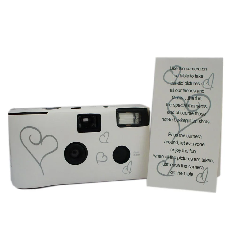 

Disposable Wedding Bridal Camera Wedding Decoration Camera Single Use 36 Flims Included THIN889