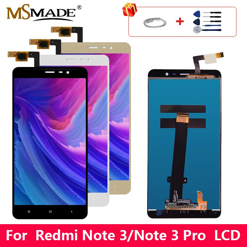 

Original For Xiaomi Redmi Note 3 Note Pro LCD Display Sreen Touch Digitizer Replacement Assembly Parts Free Tools 100%Tested