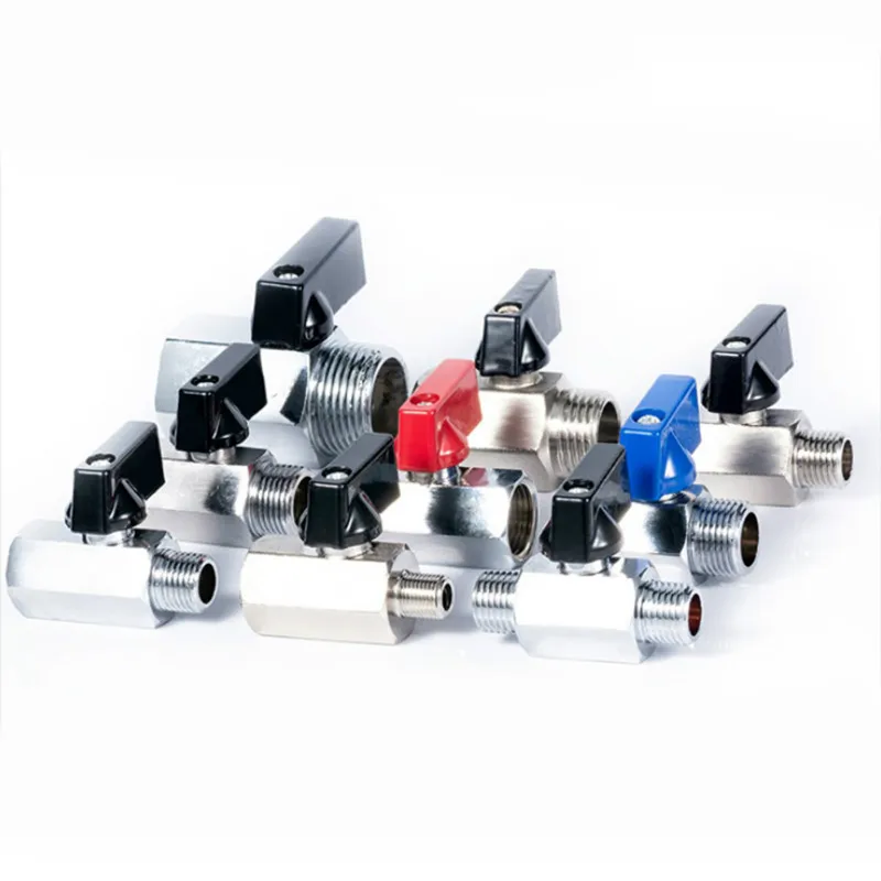 Высокое качество многоцелевой мини латунный шаровой клапан 1/2 1/" 1/8" Папа-мама воздушный компрессор контрольные клапаны для масляной воды