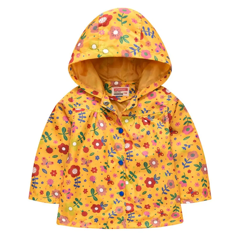 COOTELILI Waterproof Jacket For Girls Windbreaker Toddler Kids Girls Bomber Coat Baby Girls Jacket  Children Clothing 80-130cm (6)