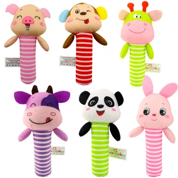 

Baby Toys 0-1 Years Old Baby Baoan Fu Rattle BB Rod Plush Toys Wholesale toddler toys