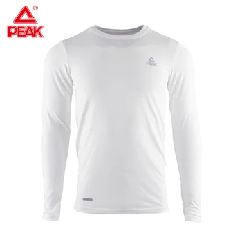 

PEAK Men's Sportswear Long Sleeve t-shirt Breathable Quick Dry Sportsman Wear Sports Compression Spring Fitness Man Gym Shirt