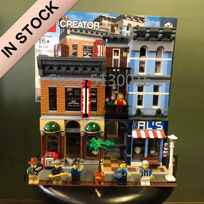 

10246 Creator Detective Office 15011 2262Pcs Street View Model Building Blocks Bricks Toys 15001 15006 15035 15002 15037
