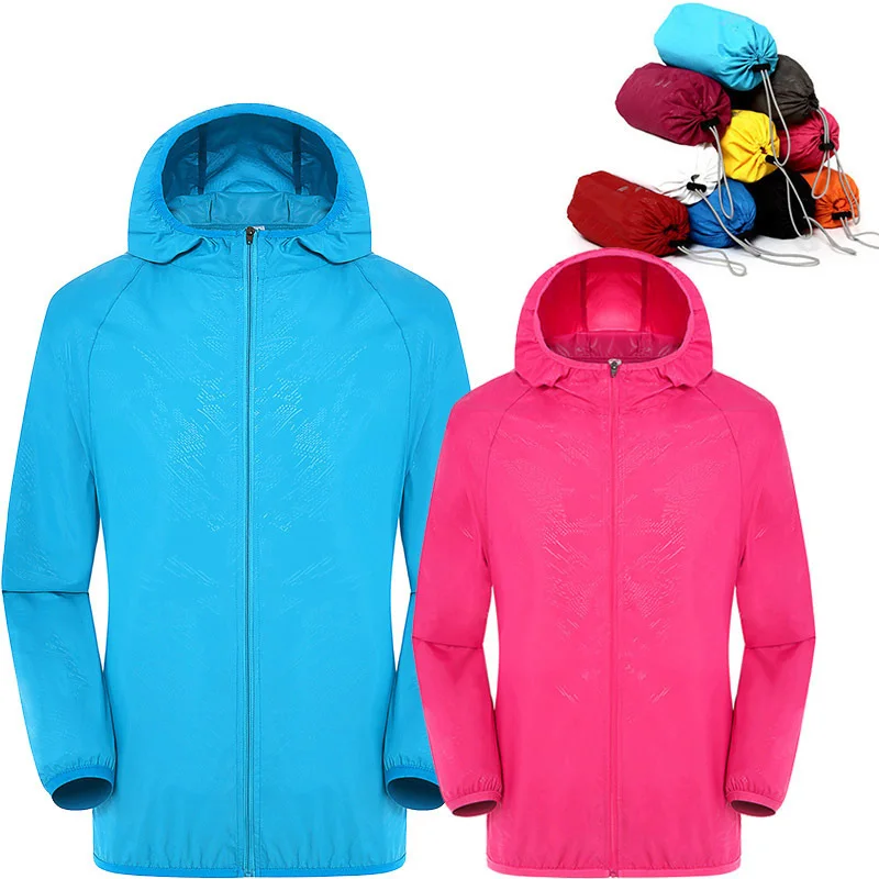 

Droppshiping Ultra-Light Rainproof Windbreaker Jacket Breathable Waterproof Windproof for Women Men dg88