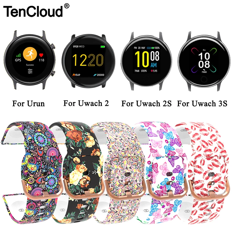 

Сменный ремешок для Umidigi Urun S Band, силиконовый цветной браслет для Umidigi Uwatch 5 3S/2S, аксессуары для часов