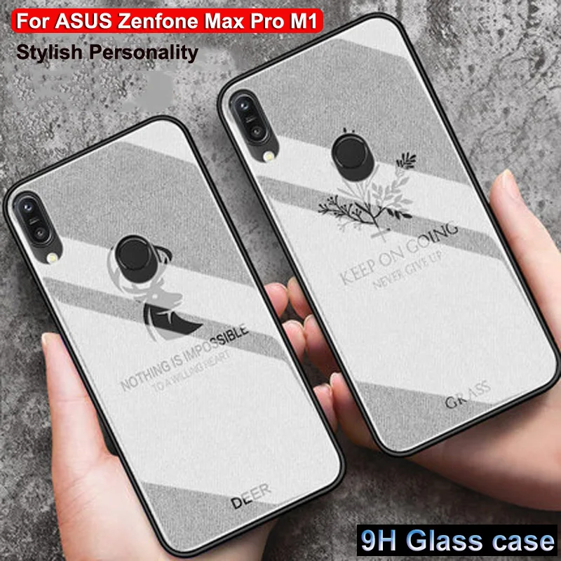 Чехол для ASUS Zenfone Max Pro M1 ZB601KL из закаленного стекла+ ТПУ Рамка жесткая задняя крышка для ASUS Zenfone Max Pro M1 ZB602KL чехол