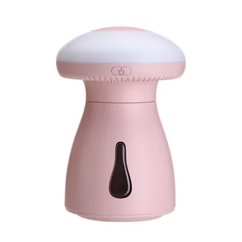 

Cute Mushroom Lamp Humidifier Multifunction Office Home Air Mini Usb Humidifier With Led Night Light