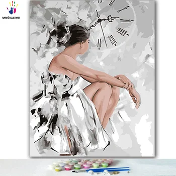 

DIY colorings pictures by numbers with colorBehind the glamorous and bright picture drawing painting by numbers framed Home