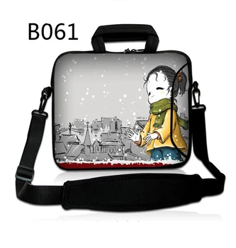 

Lovely Girl Notebook Laptop Shoulder Bag pouch For iPad Macbook Tablet PC 7 10 12 13 14 15 15.6 17 inch Women's Men's Kids