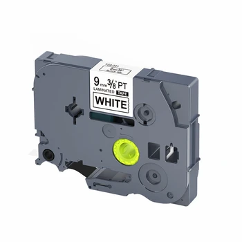 

1PCS TZ Label Tape TZ2-221 TZe221 for Brother Black on White 9mm Printer Ribbon Compatible With Brother P-Touch Label Maker