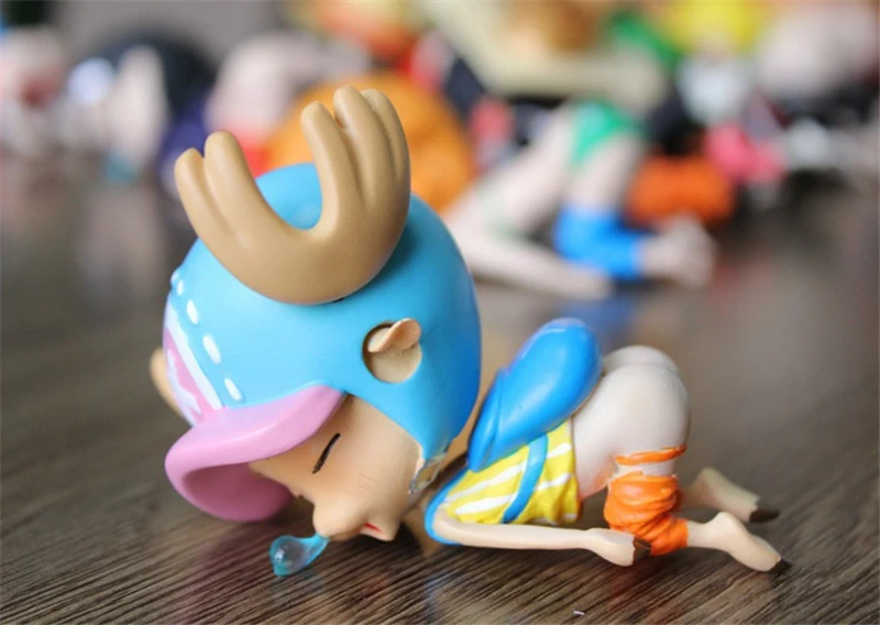 トニーチョッパーpvcアクションフィギュア トニーチョッパー かわいいsleepy Ass 机の装飾 コレクタブルモデル 人形の置物 6 10cm Null Aliexpress