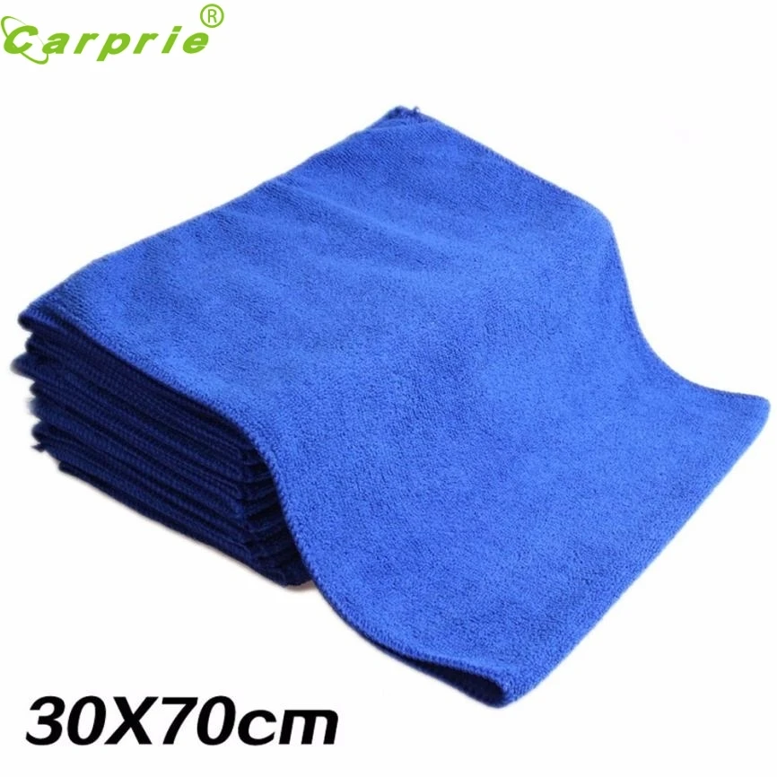 CARPRIE, 5 шт., 30*70 см, мягкое полотенце из микрофибры для чистки автомобиля, автоматическая стирка, сухая чистая полировка, ткань для ухода за автомобилем, 90730