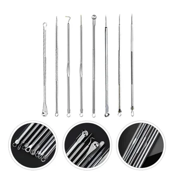 

2 Sets Of Needles Blackhead Needle Stainless Steel Acne Pin Acne Pin for Face DIY Home Home