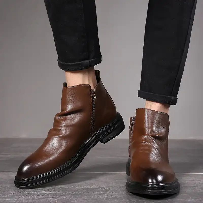 business casual boots mens