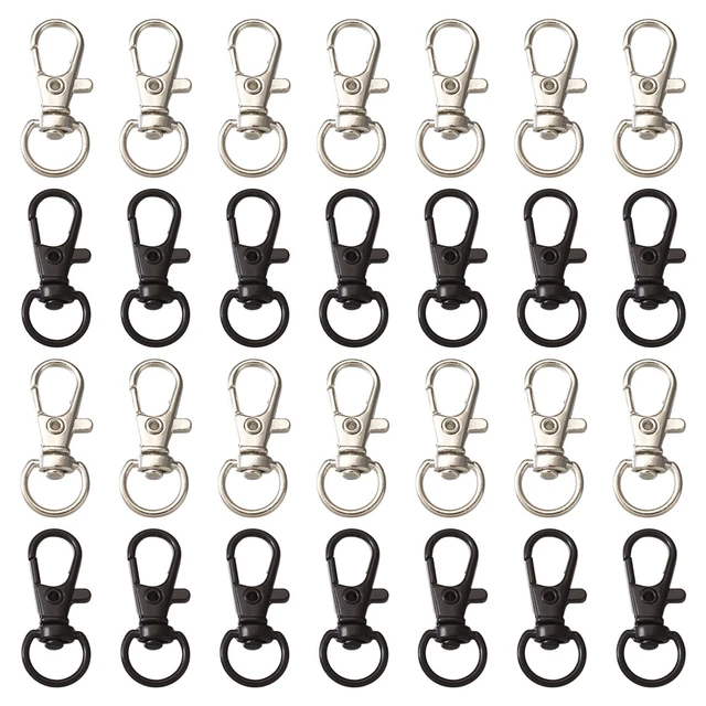 100pcs Alloy Swivel Lanyard Snap Hook Lobster Claw Clasps Jewelry Making  Supplies Bag Keychain Diy Accessories About 30.5x11x6mm - Jewelry Findings  & Components - AliExpress