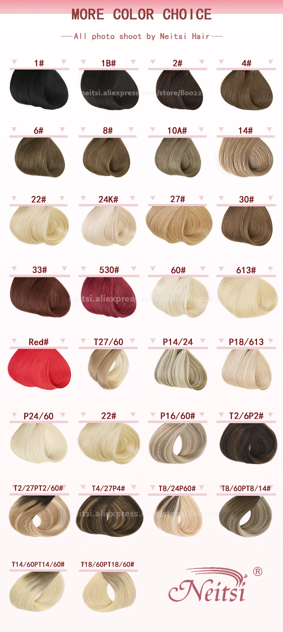 Neitsi Straight Keratin Capsules Human Fusion Hair Nail U Tip Machine Remy Pre-Bond Natural Hair Extensions 16