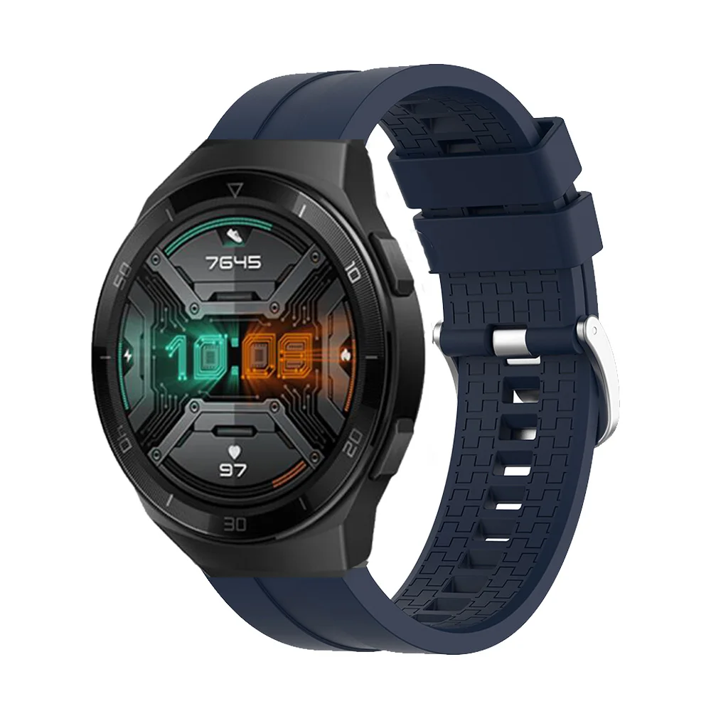 For-Huawei-Watch-gt-2e-46mm-GT-2-gt2e-Strap-Silicone-watchbands-Sport-Bracelet-22mm-Watch