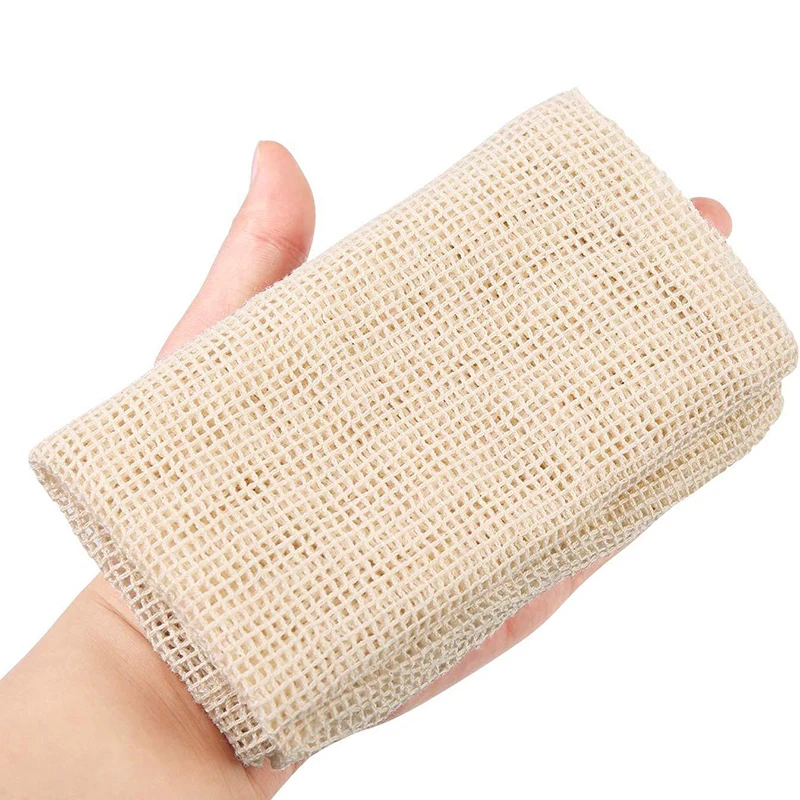 

Grocery Cotton Mesh Bags Storage Vegetables Travel Cosmetics Non-toxic Breathable Washable