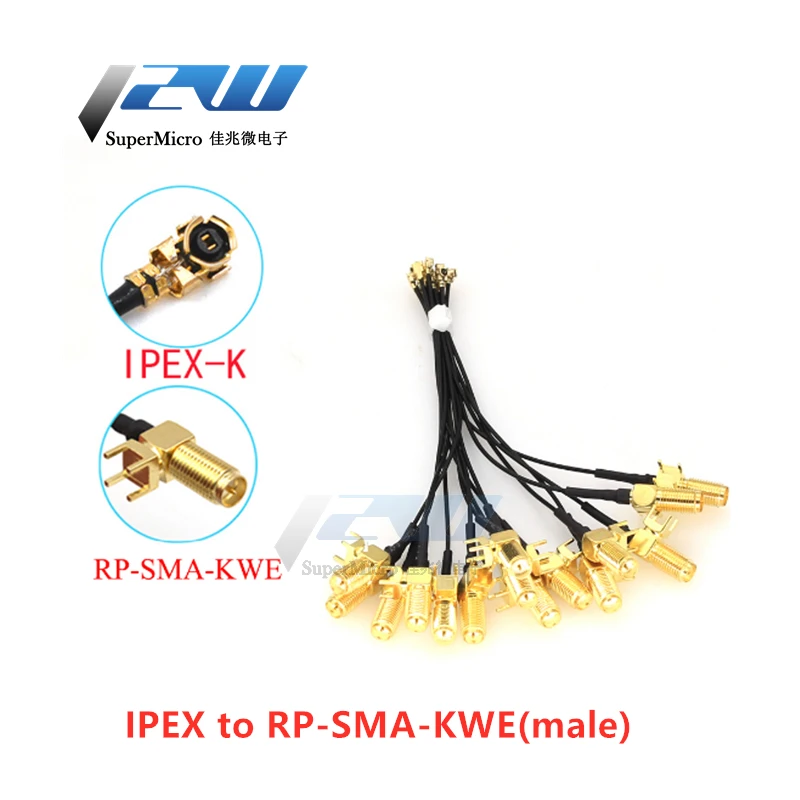 Кабель преобразователя антенны 5 шт./лот разъем U.FL / IPX на гнездо SMA RG1.13 кабель с