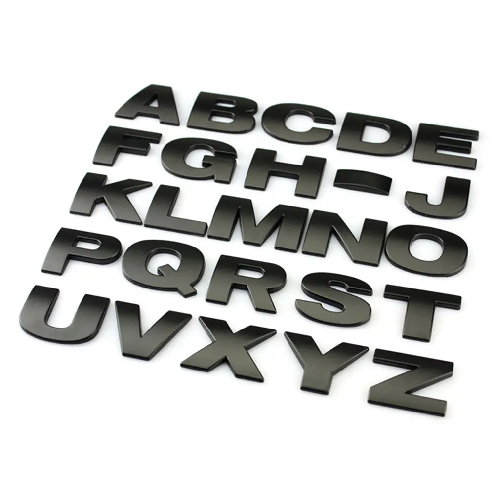 Car Sticker Car Stickers Car Body Stickers Car Badge Grille Emblem Royal Stance 1Pcs 3D Metal 17-40mm DIY Letters Alphabet Emblem Numbers Chrome Car Sticker Digital Badge Accessories Motorcycle