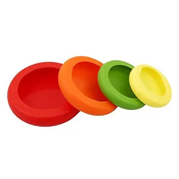 

Silicone Kitchen Spill Cover Suction Lid-Bowl Pan Stretchable Reusable Food Saver Storage Fruit Vegetables Lid Wrap