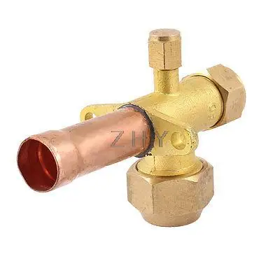 

3/4PT Inlet Three Way Straight Flare Tube Split Valve for Air Conditioner