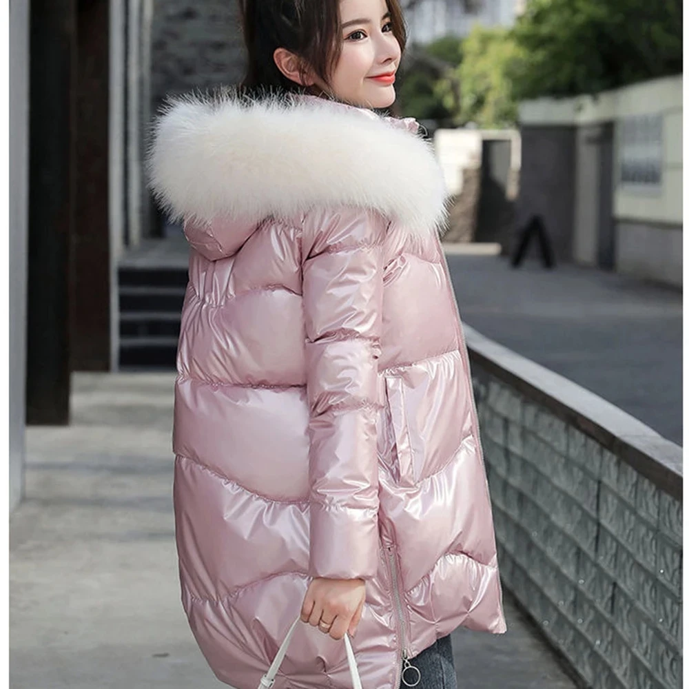 Fashion Jacket Women 2021 Winter New Waterproof Fabric With Cap Design Thick Cotton Ladies Clothing Coat Warm Women Parka Leather Jackets Coats & Jackets