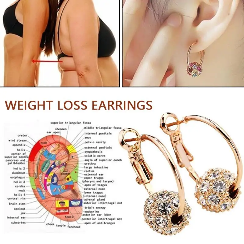 1 Pair Magnetic Slimming Earrings Lose Weight Body Relaxation Massage Slim Ear Studs Patch Health Jewelry Girls Women Best Gift 5 1 Pair Magnetic Slimming Earrings Lose Weight Body Relaxation Massage Slim Ear Studs Patch Health Jewelry Girls Women Best Gift 5