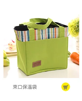 Японский Корейский мультфильм Bento Box сумка холщовая Толстая изолированная сумка алюминиевая пленка ручная Термосумка для переноски еды производители
