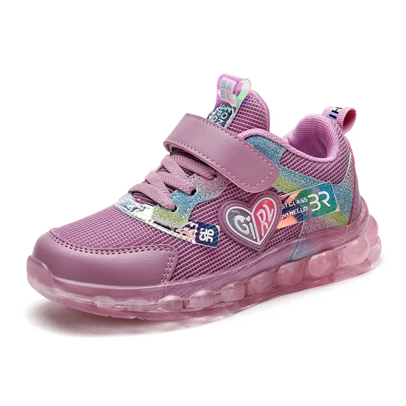 ULKNN/Обувь для девочек; Новинка года; сезон осень; детская спортивная обувь; сетчатая обувь с блестками для девочек;