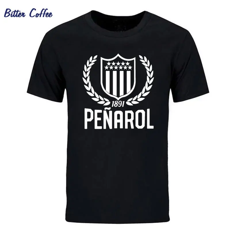 Atletico Penarol Uruguay Manyas футболки для мужчин с коротким рукавом и круглым вырезом хлопковая Мужская футболка крутая забавная уличная футболка - Цвет: 22
