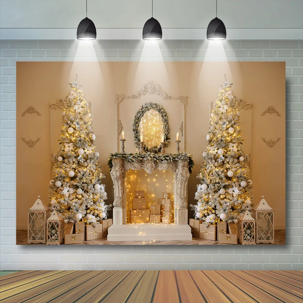 Christmas Gold Backdrops
