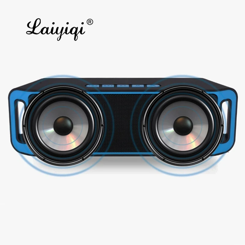 Портативный Bluetooth-динамик Laiyiqi цветное радио FM TF-карта портативный Мощный Громкий