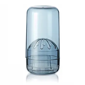 

Creative Wall Mounted Toothbrush Holder With Cup Bathroom Waterproof Dust-proof Tooth Brush Holder Bathroom Organizer