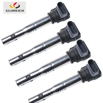 

4X Ignition Coil 06E905115E 07K905715F For V W Tou areg A4 S4 A5 A6 S6 Alroad A7 A8 Q5 Q7 R8 2.8 3.0 3.2 V6 4.2 V8