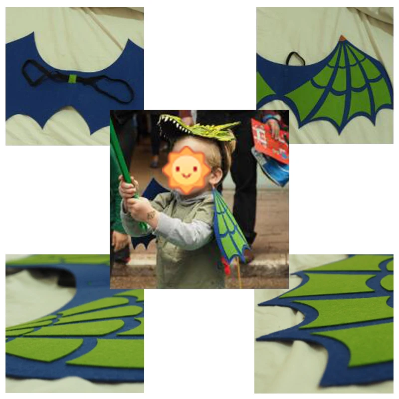 Специальный Зеленый костюм динозавра хвост и крылья маска мальчик темы ролевые игры на день рождения Рождественские подарки костюм динозавра хвост