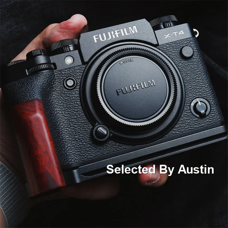 Suporte de Madeira para Pratos de Liberação Rápida para Fuji Feito à Mão Fujifilm Xt4 x t4 - Image 3