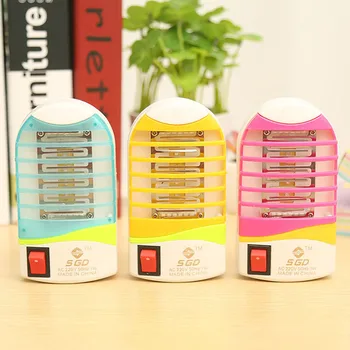 

1PCS Mini Electric Mosquito Lamp LED Night Light USA Socket Sensor Mosquito Repellent Trap Household Mosquito Killer Lamps
