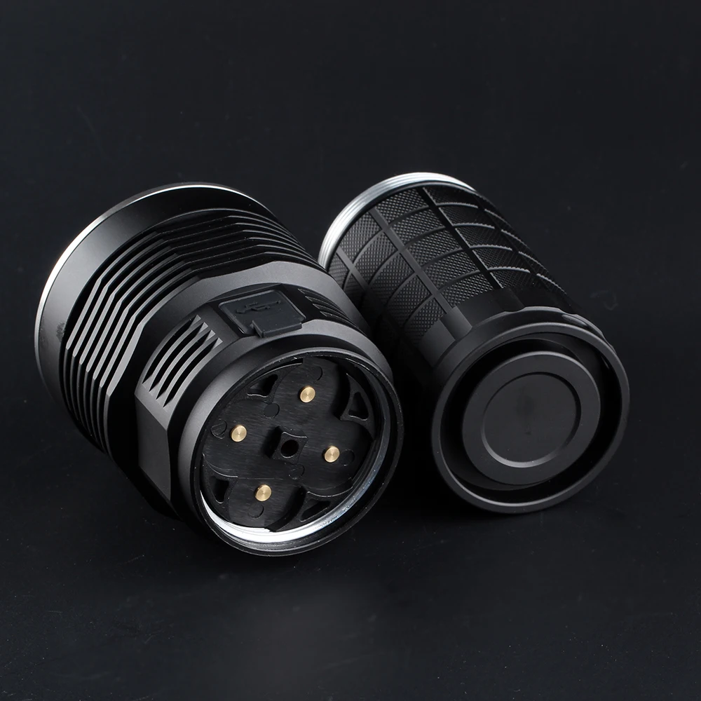 Фонарь Convoy 4X18A, CREE XHP70.2, 4300lm, с контролем температуры и зарядным интерфейсом type-c