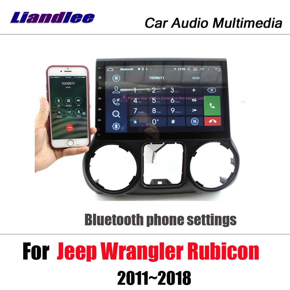 Cheap Liandlee Car Android System For Jeep Wrangler Rubicon 2011~2018 Radio Video Mirror link GPS Navi Navigation HD Stereo Multimedia 1