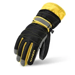 Adult Children Ski Gloves Snowboard Snowmobile Motorcycle Riding Winter Warm Gloves Windproof Waterproof Unisex Snow Gloves