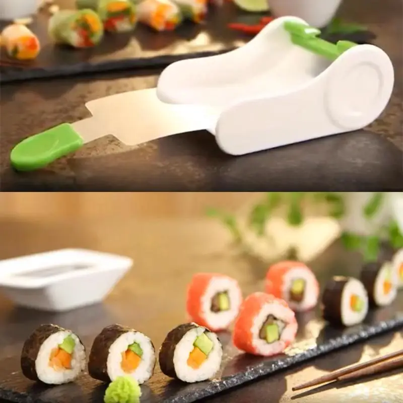 Кухонные суши DIY устройство для заворачивания суши Базука риса для мяса и овощей форма для роллов